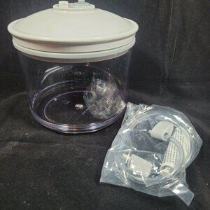 FoodSaver‎ Vacuum Seal Canister 50 oz with Lid Hose Container Food Saver KY-124